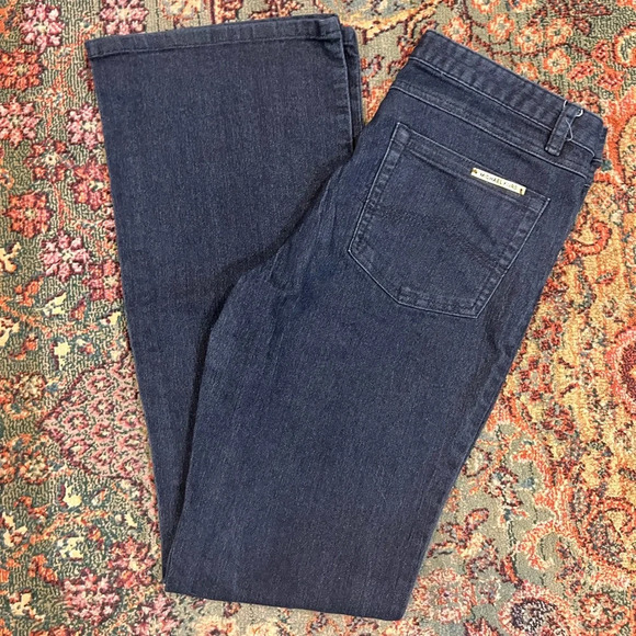 FINAL PRICE Michael Kors Darker Wash Semi-Bootcut Jeans - Picture 1 of 7